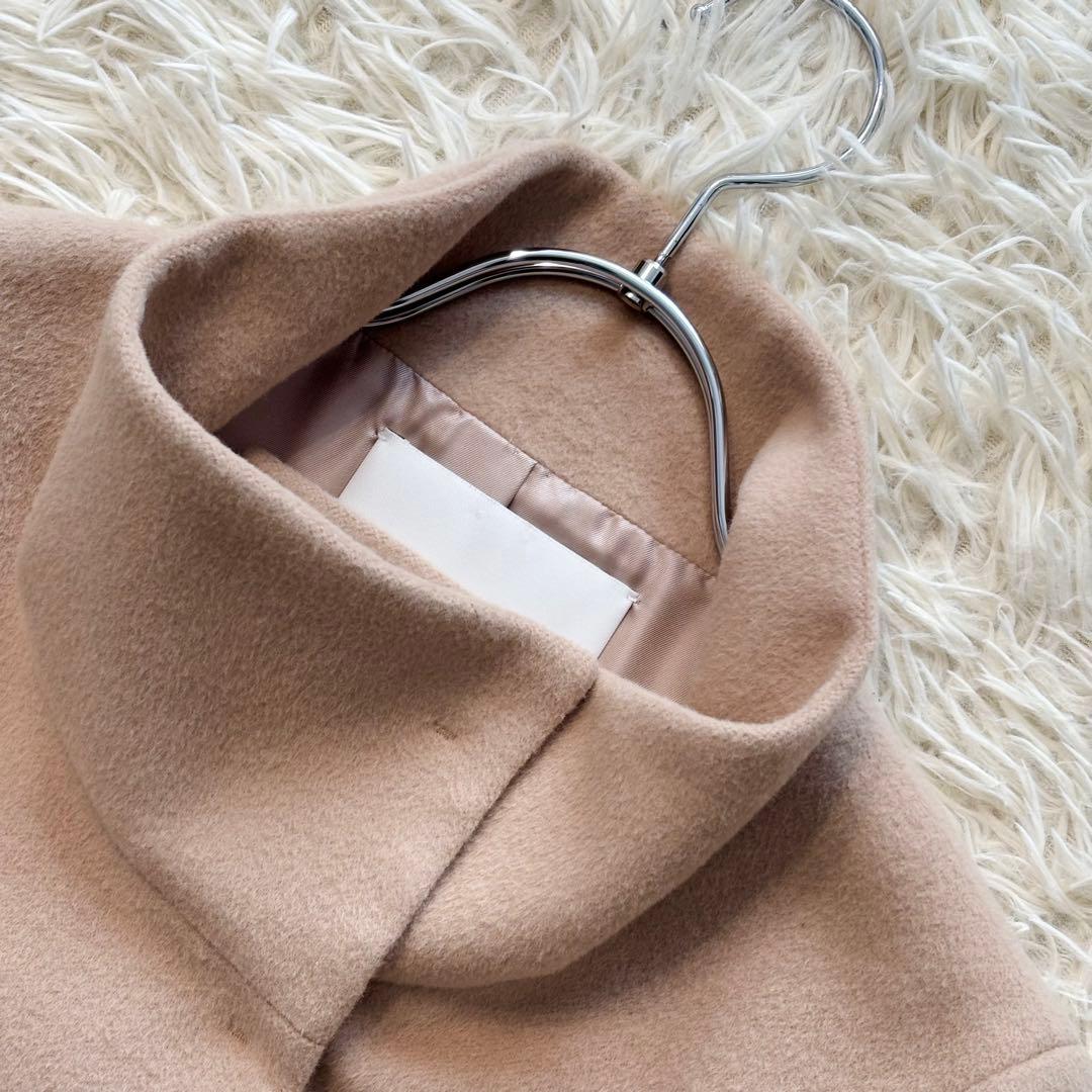 ✨極美品✨ アナイ アンゴラビーバーショートコート スタンドカラー ウール混