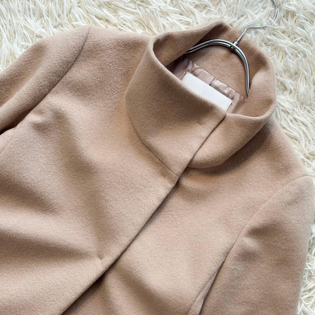 ✨極美品✨ アナイ アンゴラビーバーショートコート スタンドカラー ウール混