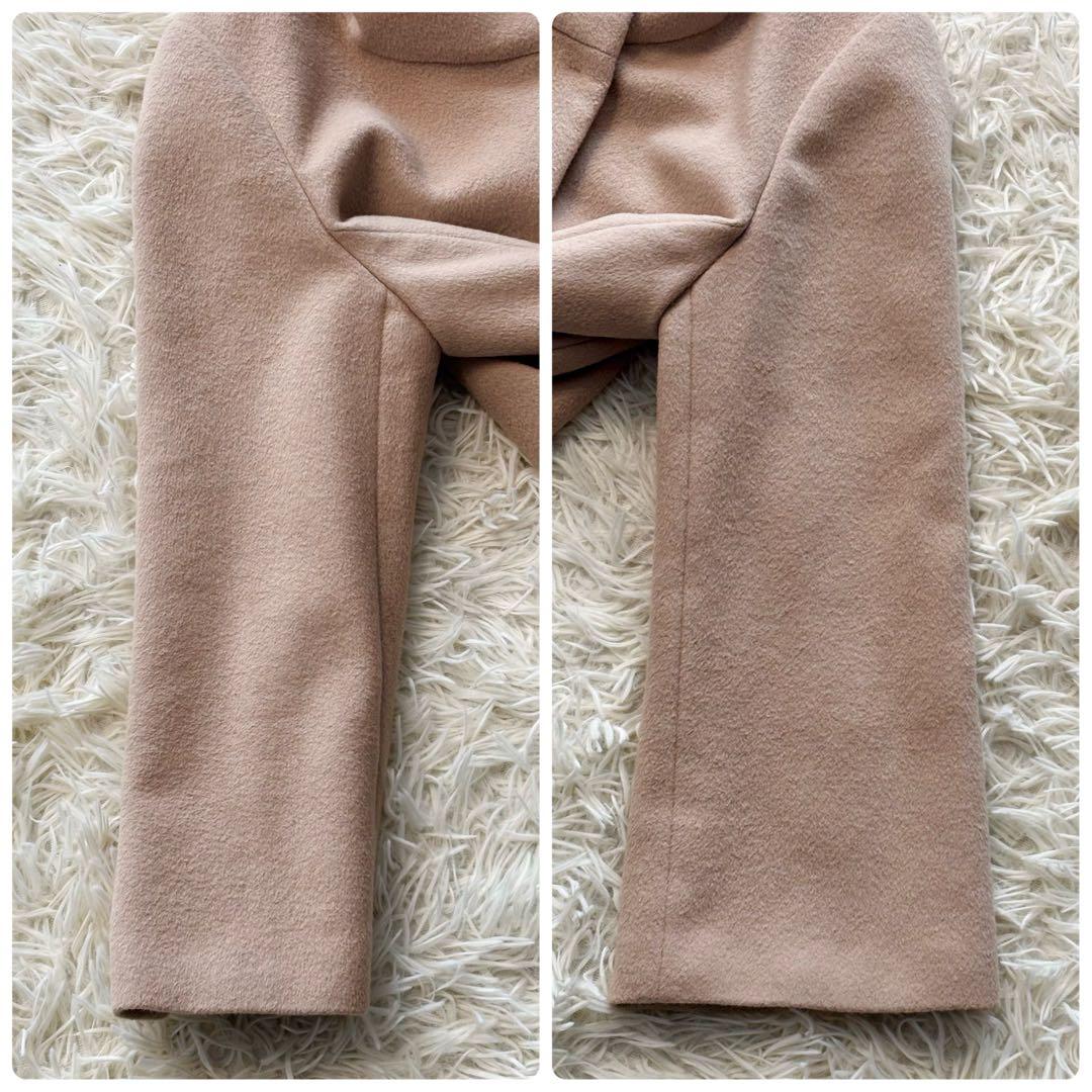 ✨極美品✨ アナイ アンゴラビーバーショートコート スタンドカラー ウール混