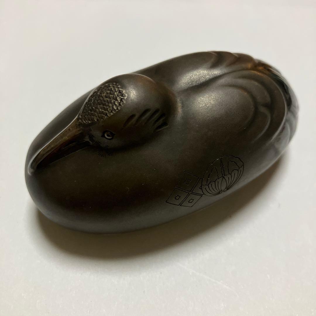 純銀 ボンボニエール　鶴