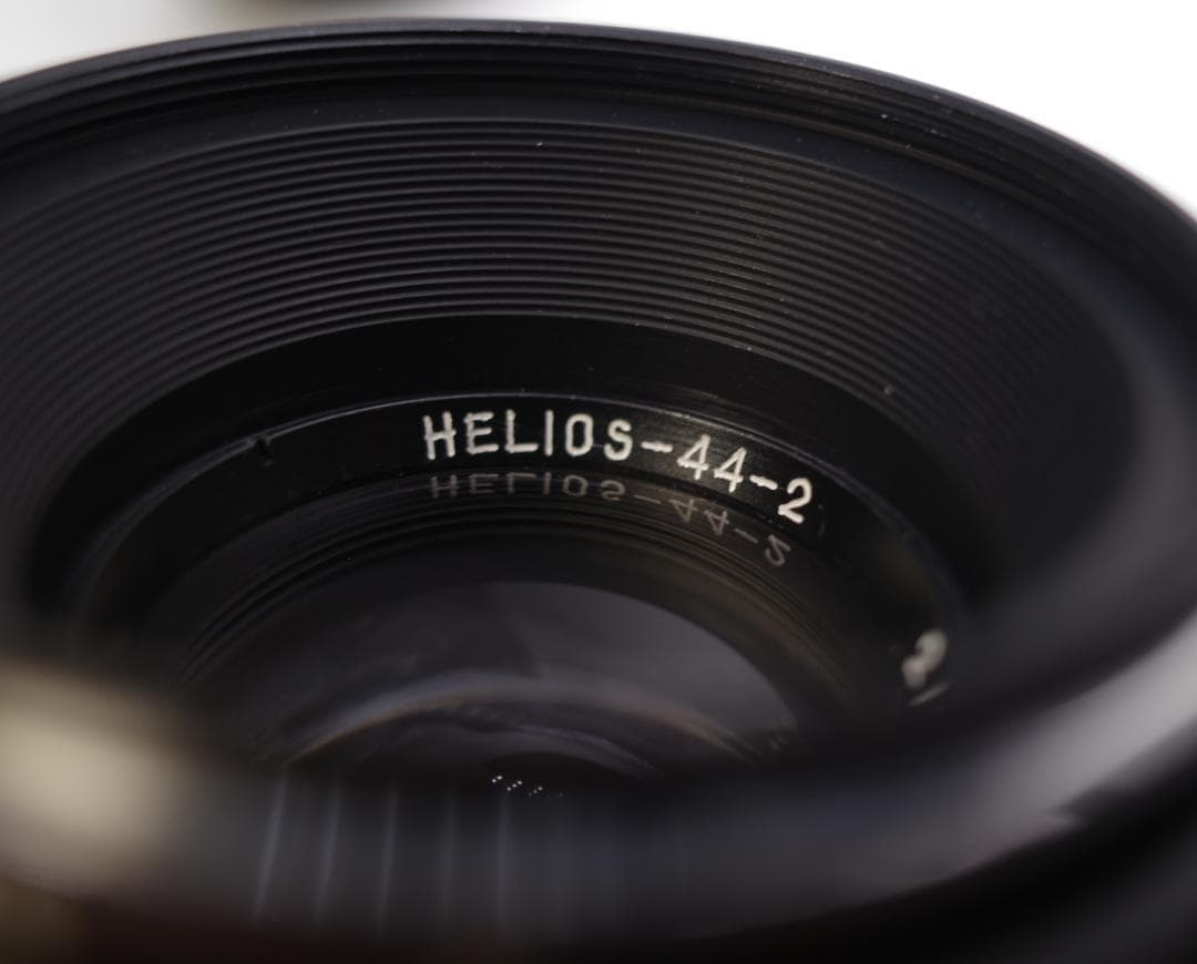 83 希少【希少】スクエア絞り未使用　ぐるぐるボケ　 ヘリオス　44-2 M42