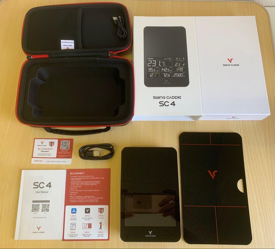 スイングキャディSC4 swing caddie 弾道測定器 収納ケース付き
