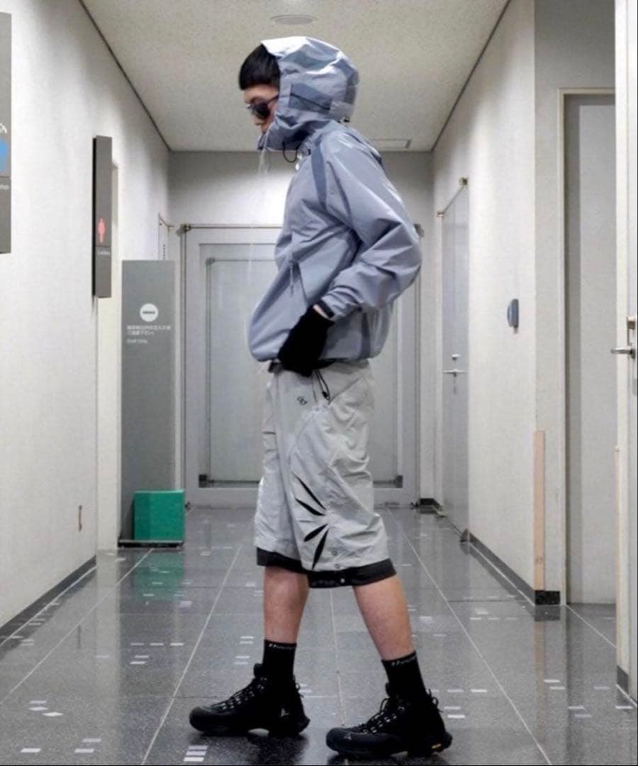 sansangear cut off mesh shorts ショーツ