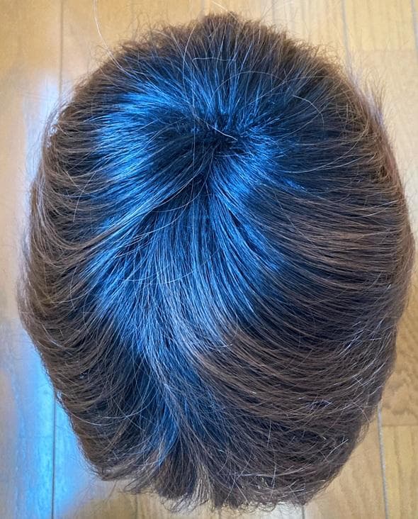 MALIBU マリブ　フェザリーカールショート　チョコブラウンプリン