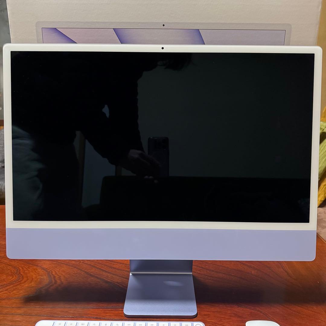 iMac M1 24インチ 8GB／256GB パープル