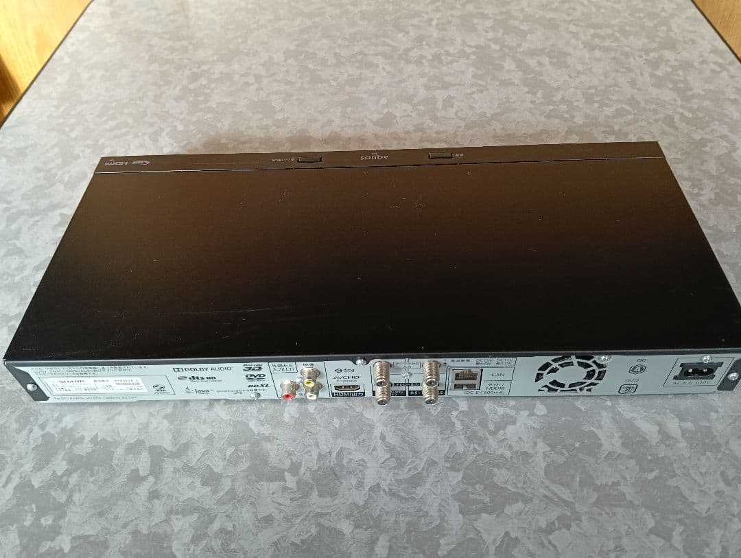 SHARP AQUOS ブルーレイレコーダー BD-NW510 新品リモコン付