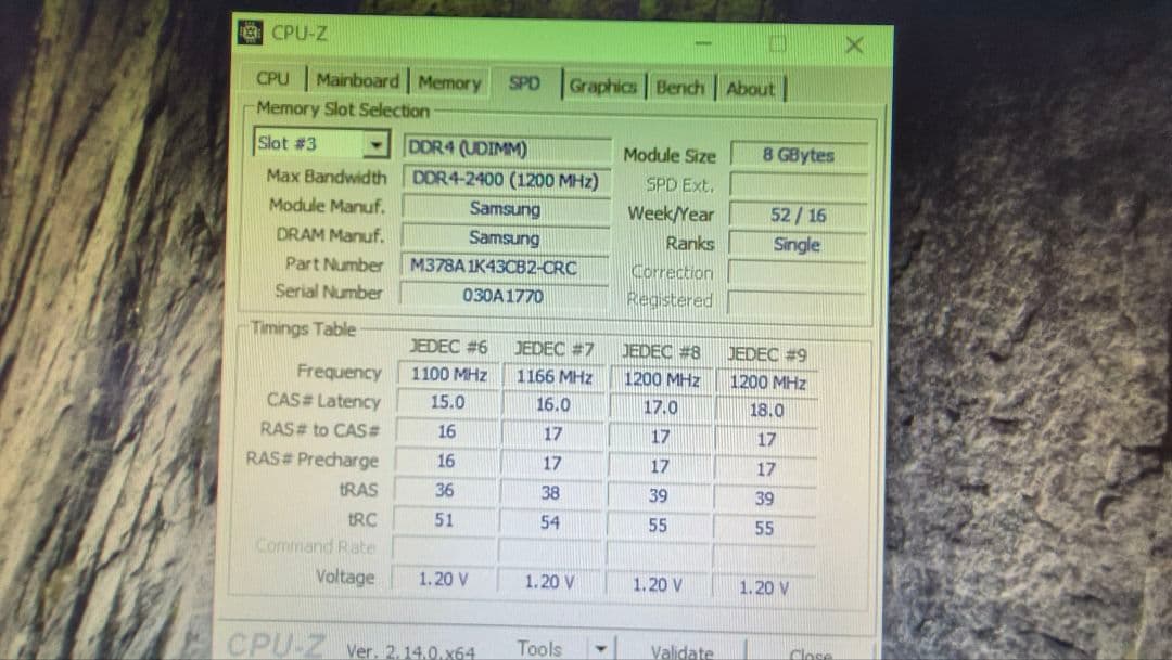 DDR4 8GBx4枚 32GB pc4-2400 動作確認済み ⑤