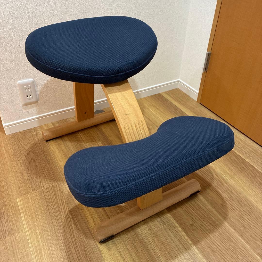 サカモト　バランスイージー バランスチェア ネイビー