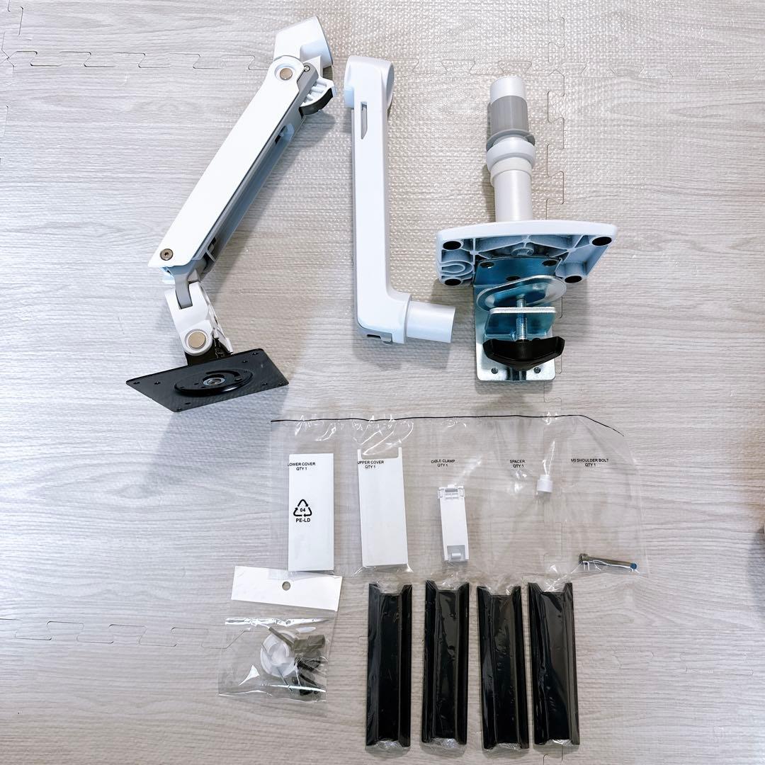 【未使用】エルゴトロン LX デスクマウント モニターアーム ホワイト