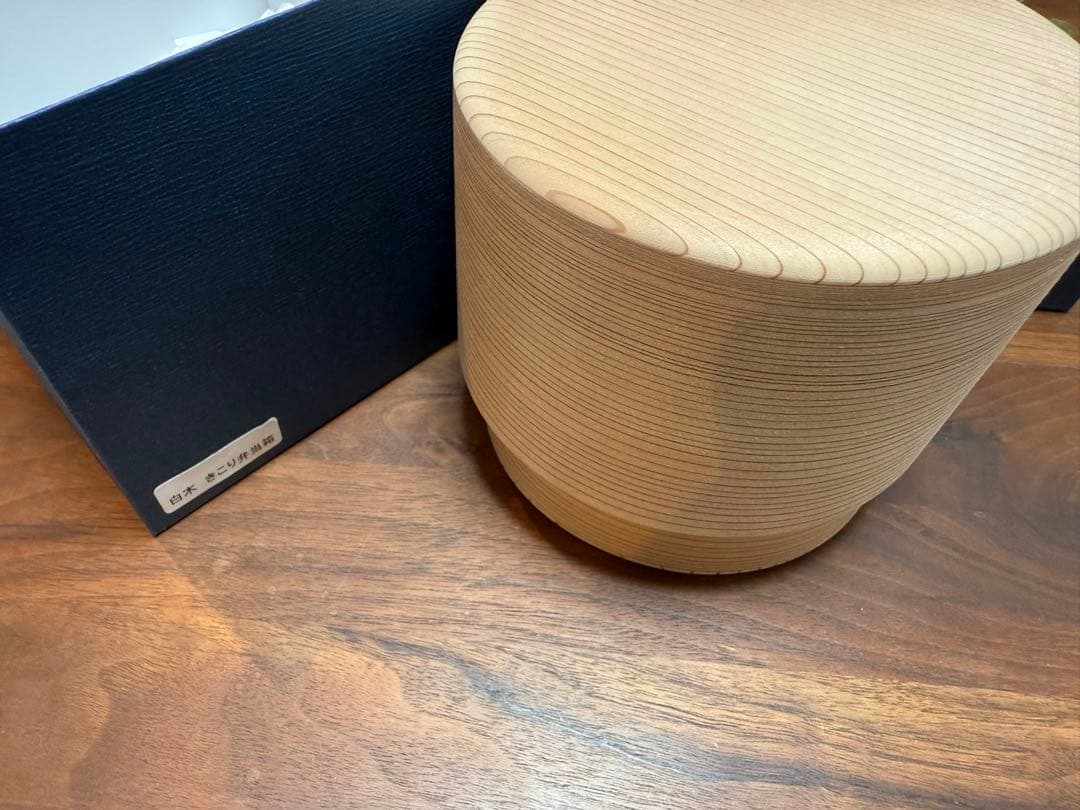 柴田慶信商店　白木　きこり弁当箱　曲げわっぱ　新品