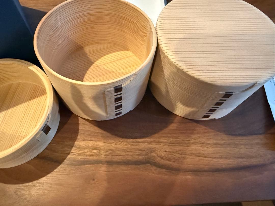 柴田慶信商店　白木　きこり弁当箱　曲げわっぱ　新品