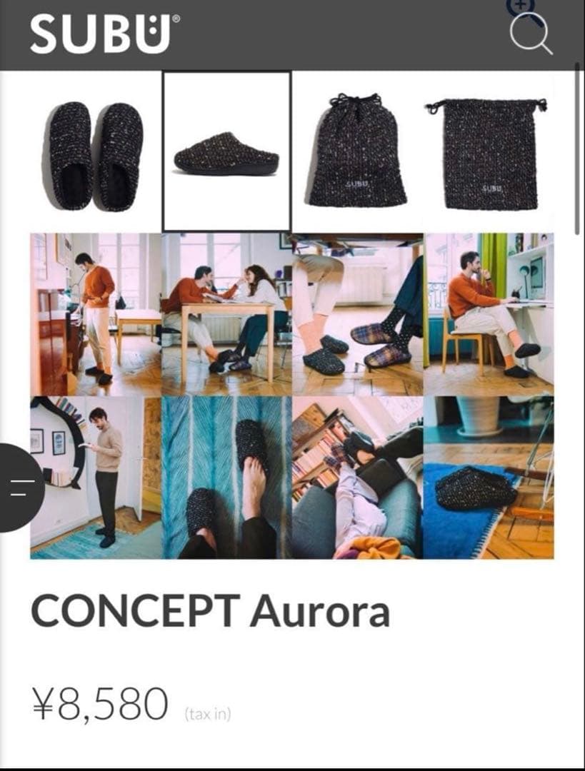 靴 SUBU TWEED Aurora 1(24-25.5)