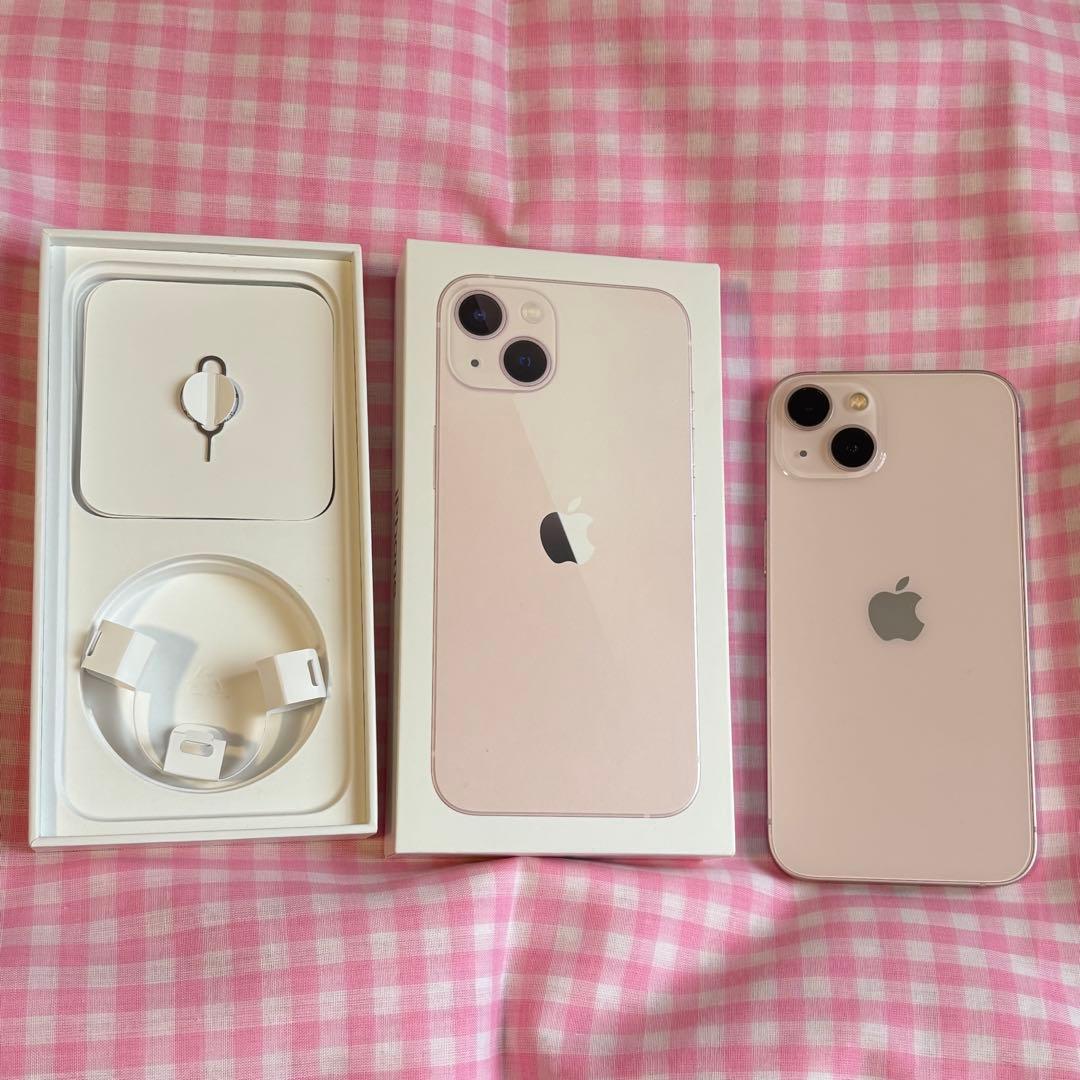 【正規・美品】Apple iPhone 13 ピンク
