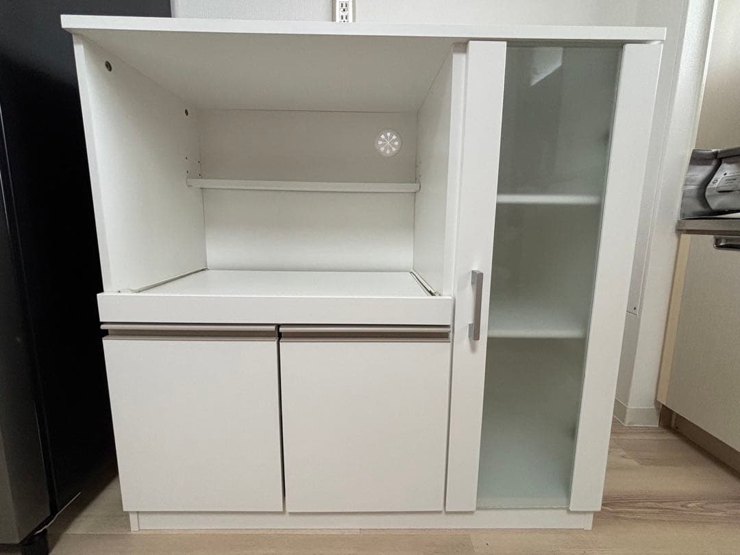 【送料込み・即購入OK】ニトリ RE9090G 食器棚 キッチン収納 ホワイト