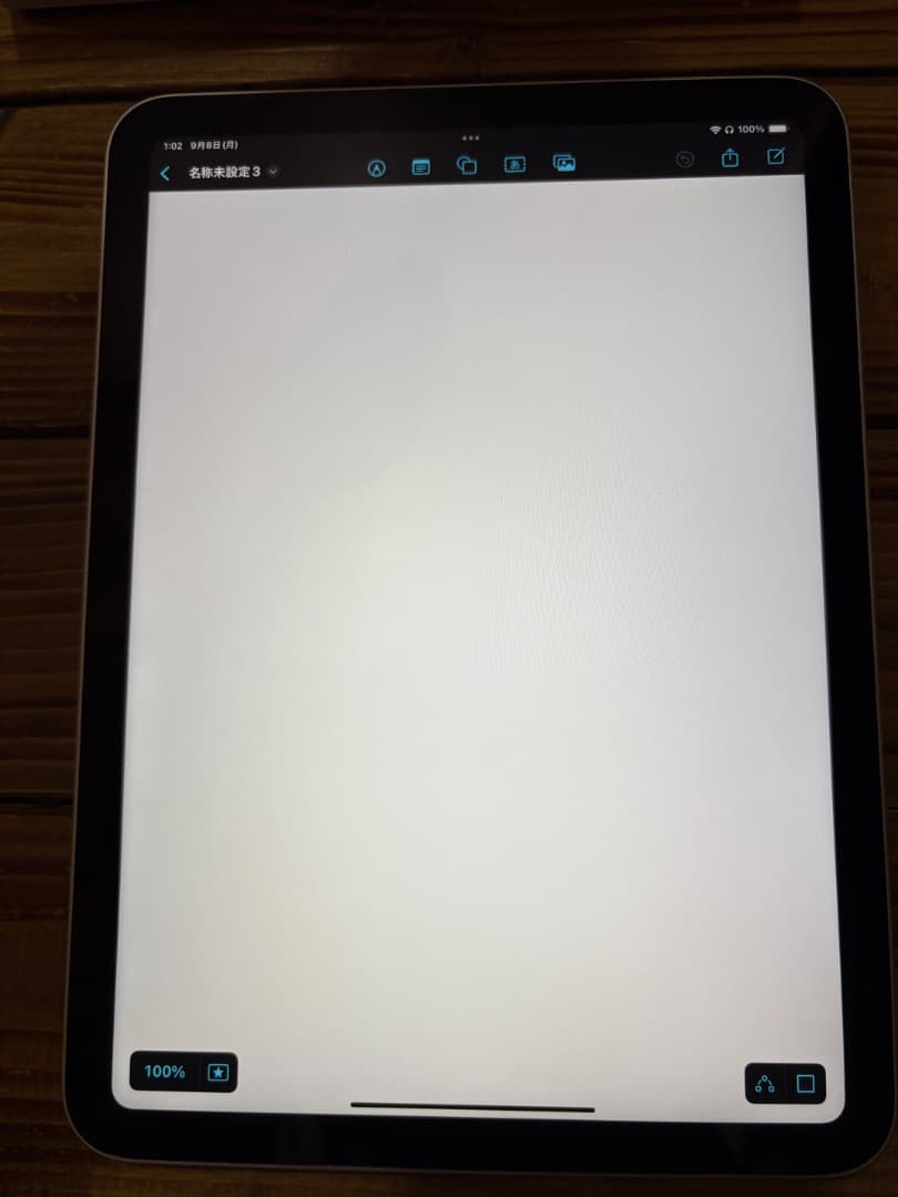 美品 iPad 第10世代 シルバー バッテリー98％