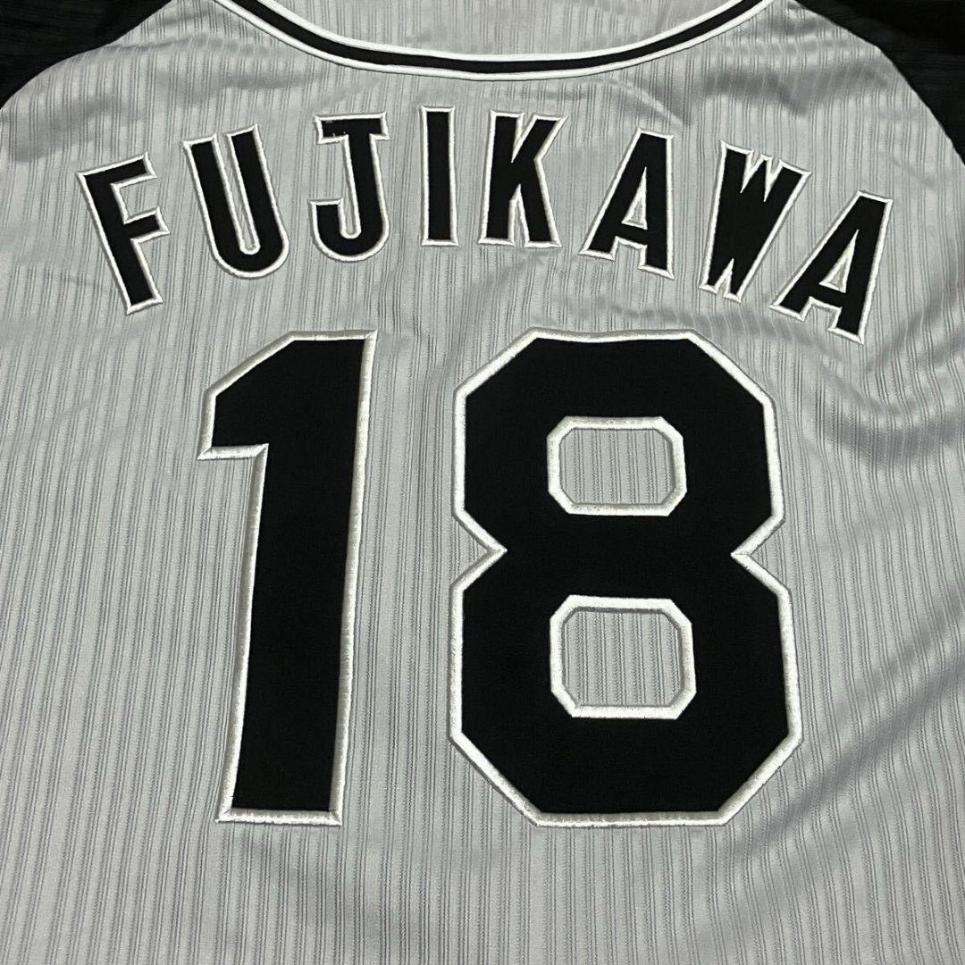 阪神タイガース 藤川球児 レプリカユニフォーム #18 ビジター/Mサイズ