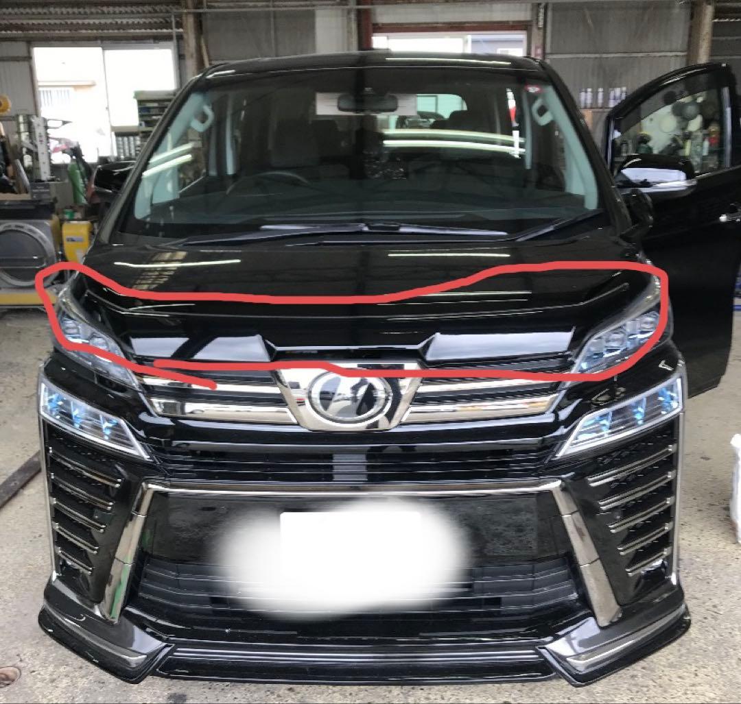 30 ヴェルファイア　後期　ボンネットモール　フードモール