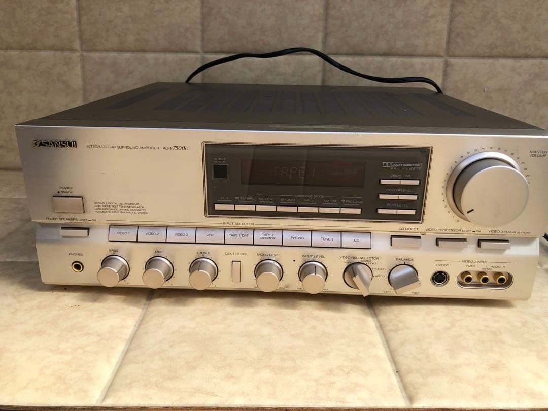 サンスイ AU-V7500G ゴールド AVアンプ 動作品(G108)