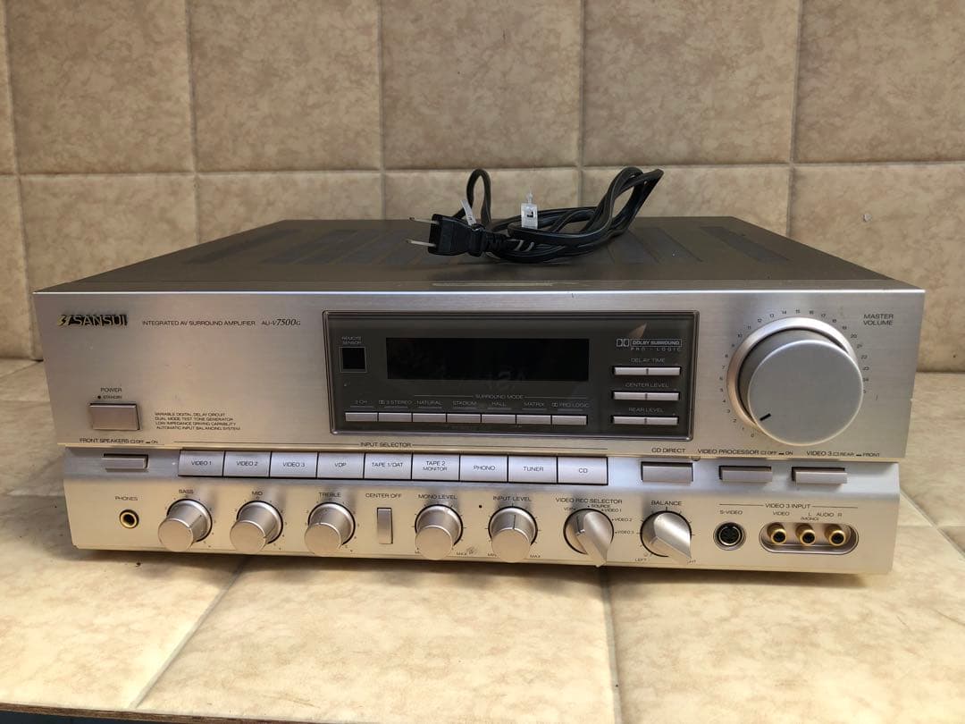サンスイ AU-V7500G ゴールド AVアンプ 動作品(G108)