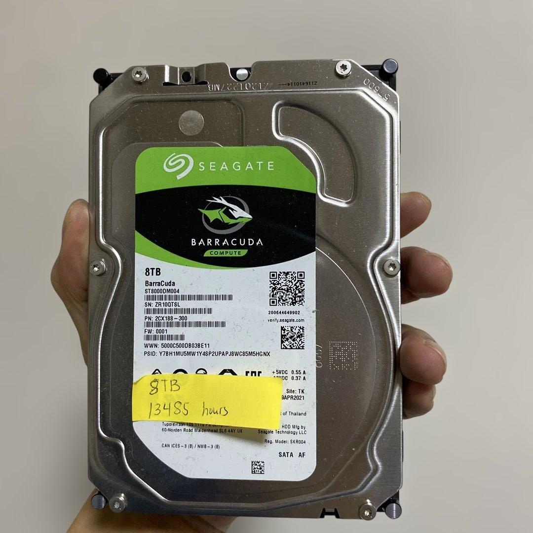 内蔵型ハードディスクドライブ Seagate 8.0TB HDD ST8000DM004