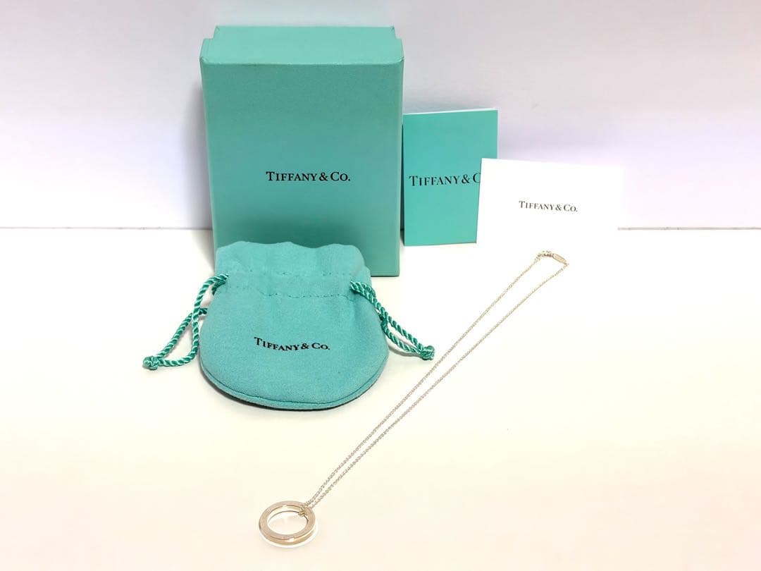 ティファニー 925 サークル ペンダント シルバー ネックレス　約3.7g