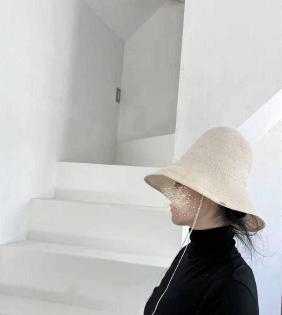 wicagrocery　アバカハット　サイズM ivory麦わら帽子