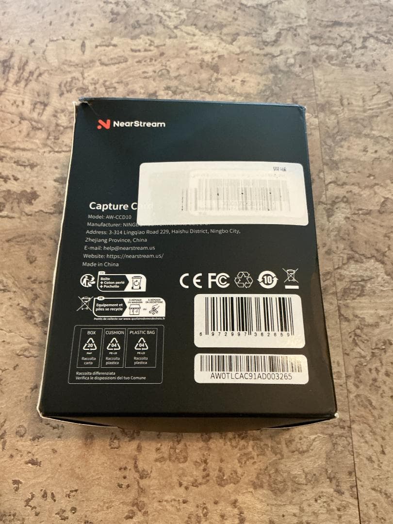 NearStream ビデオ/オーディオ キャプチャーボード 4K60fps入出