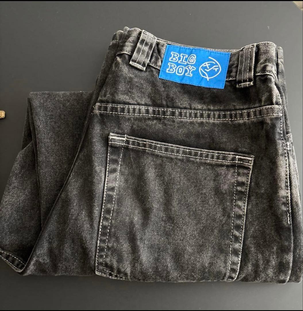 8BIG BOY polar skate ブラックデニム