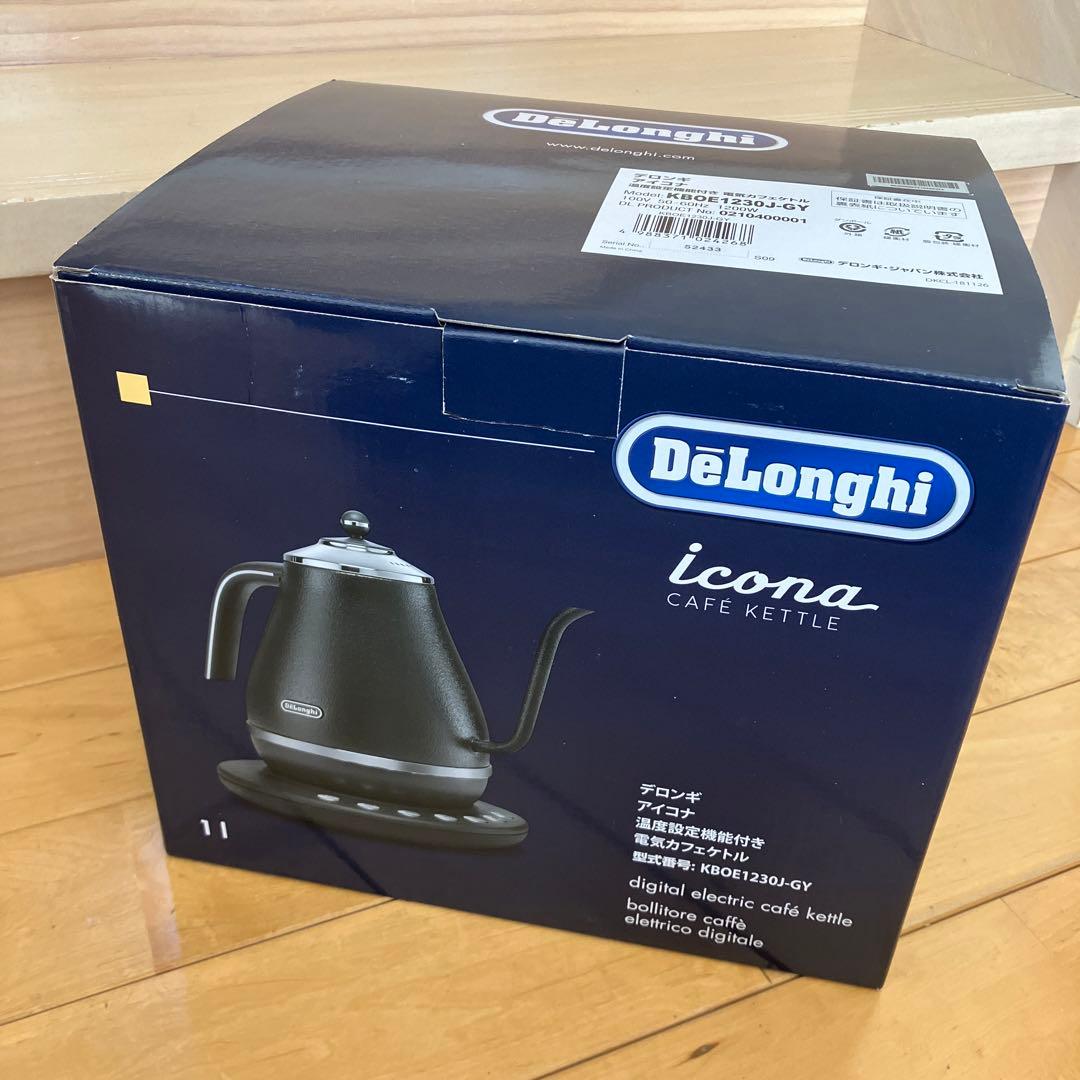De'Longhi アイコナ 電気ケトル KBOE1230J-GY