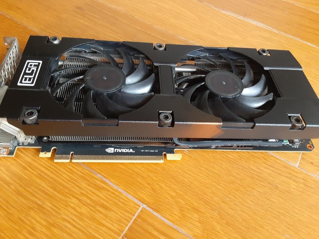 ELSA GeForce GTX 1080 8GB 正常品 ケーブル付きです
