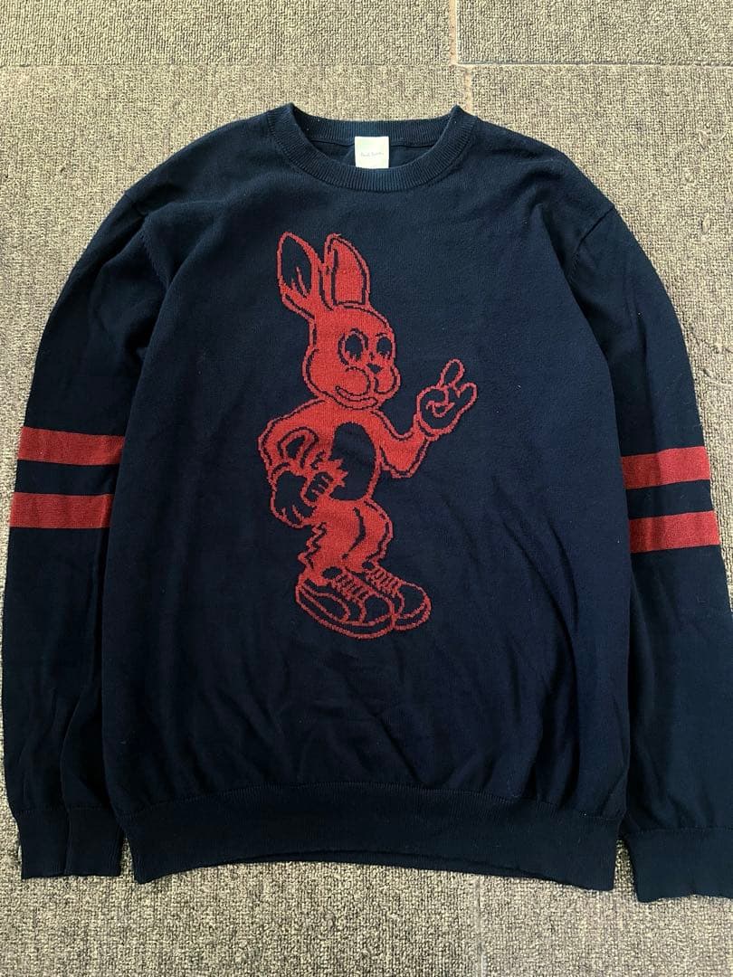 激レア　三浦春馬さん　着用　ポールスミス　バニーラビット　長袖ニット　セーター