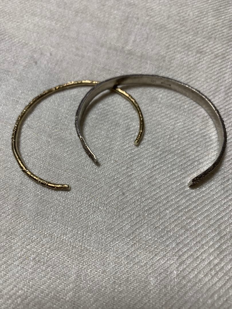 IOSSELLIANI（イオッセリアーニ） シルバー＆ゴールド バングルセット