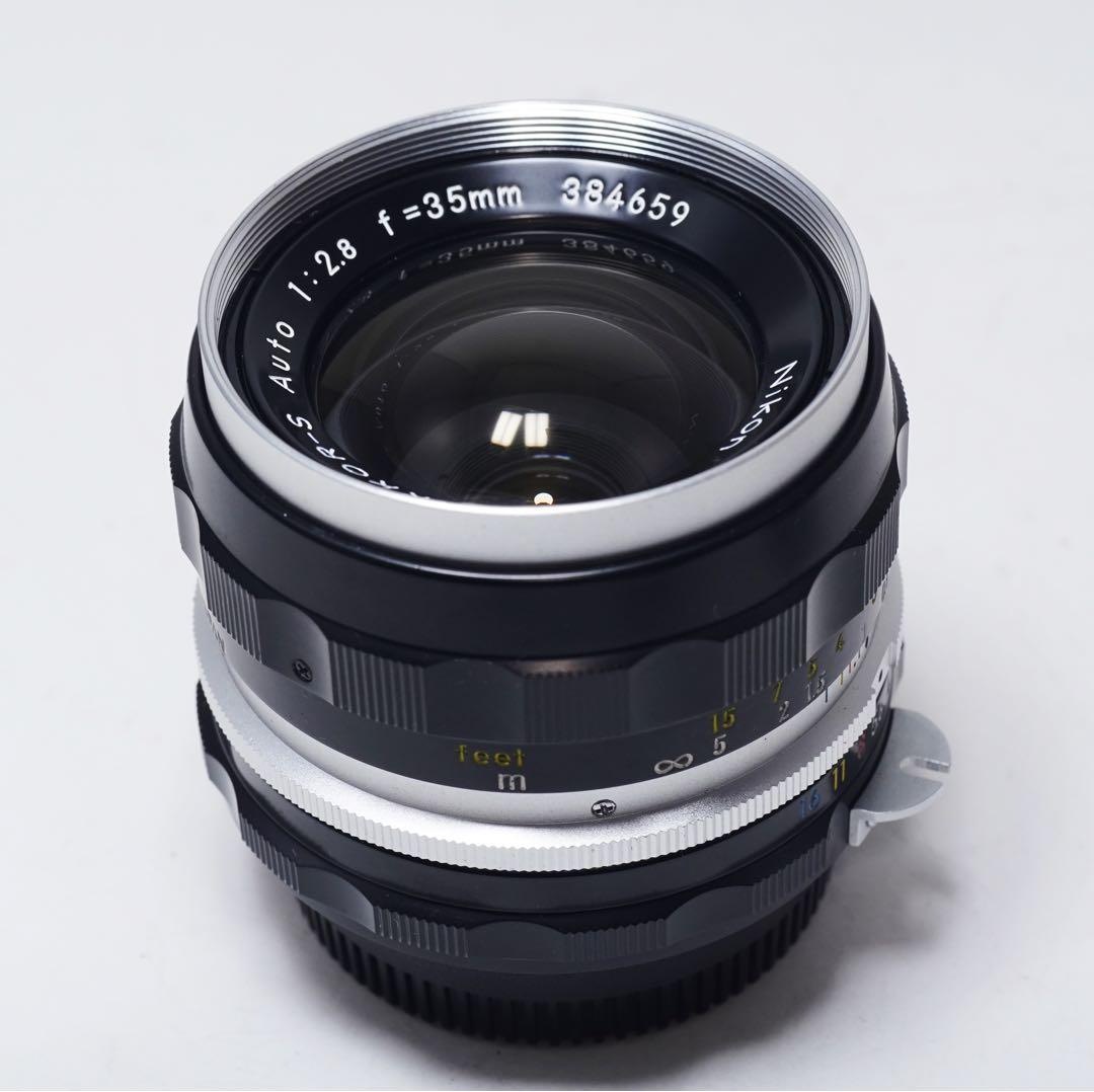 極美品 Nikon NIKKOR AUTO S 35mm f2.8