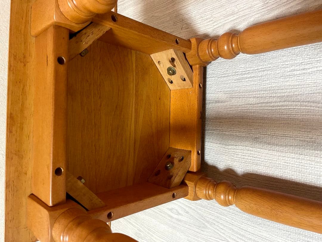 飛騨産業 キツツキ 木製 電話台 花台棚 台 シンプル　ビンテージ