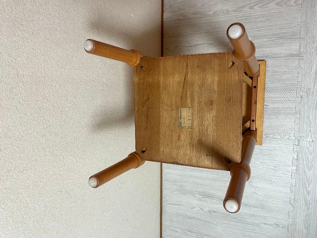 飛騨産業 キツツキ 木製 電話台 花台棚 台 シンプル　ビンテージ