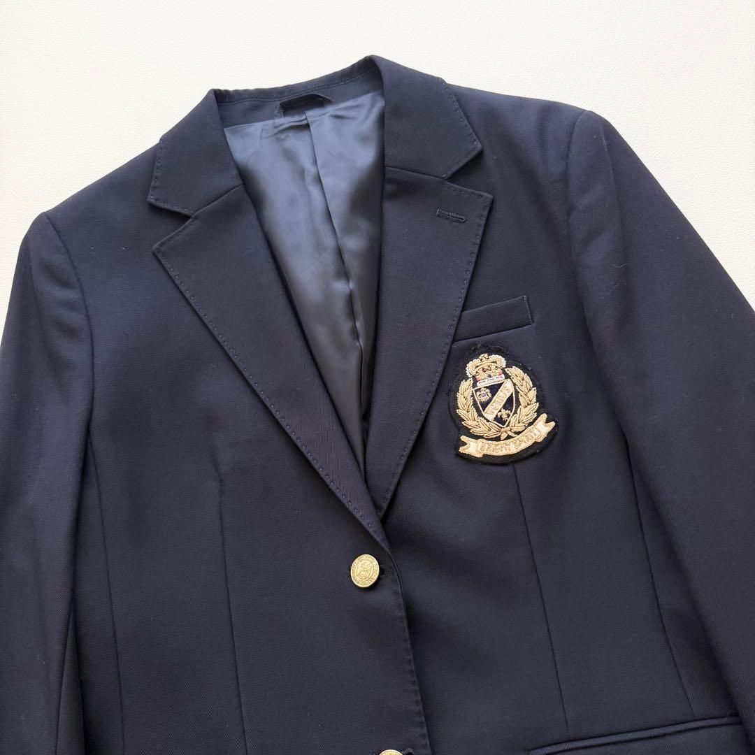 EASTBOY 紺ブレザー 金ボタン ワッペン エンブレム ジャケット　11号