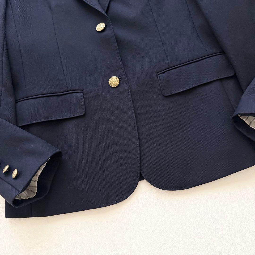 EASTBOY 紺ブレザー 金ボタン ワッペン エンブレム ジャケット　11号