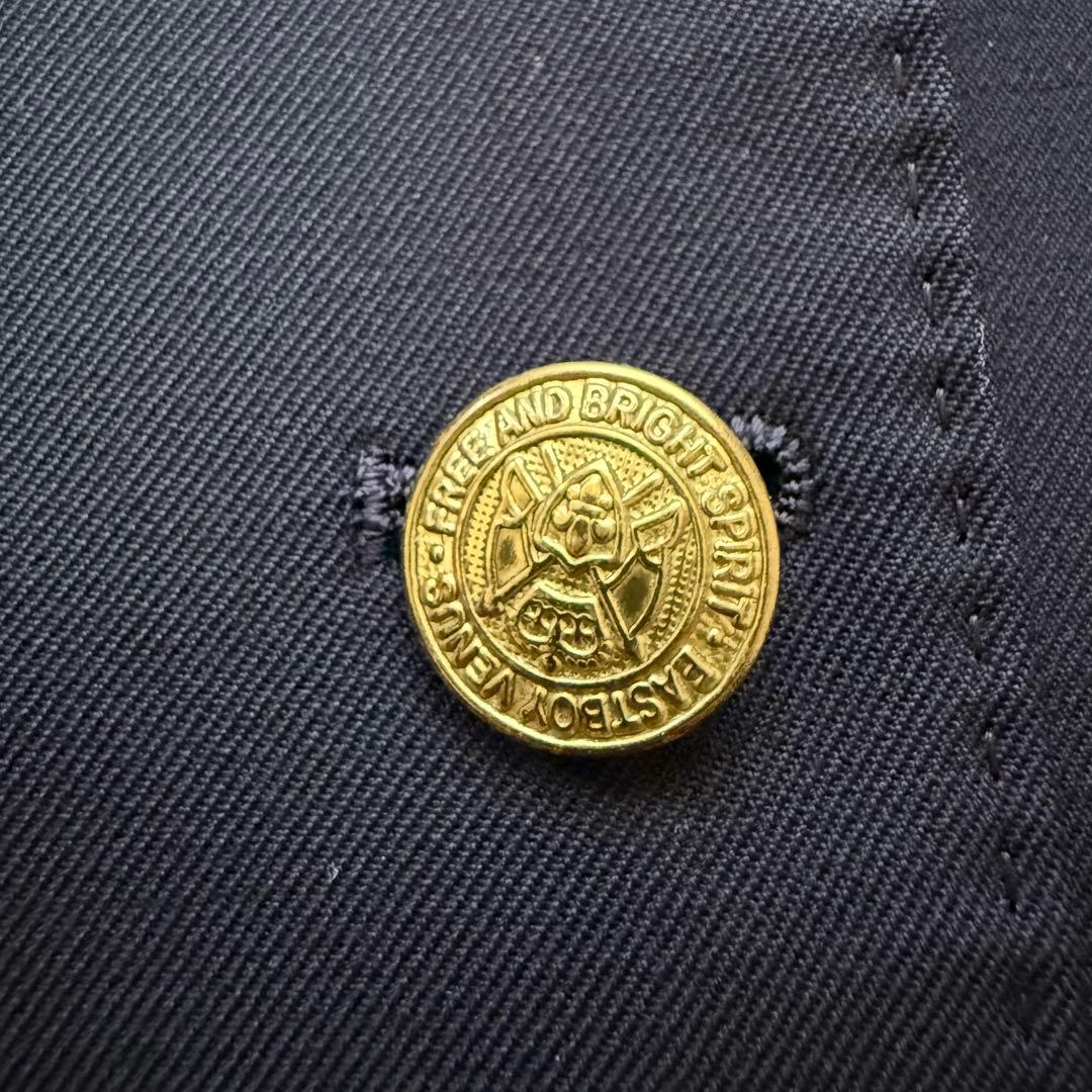 EASTBOY 紺ブレザー 金ボタン ワッペン エンブレム ジャケット　11号