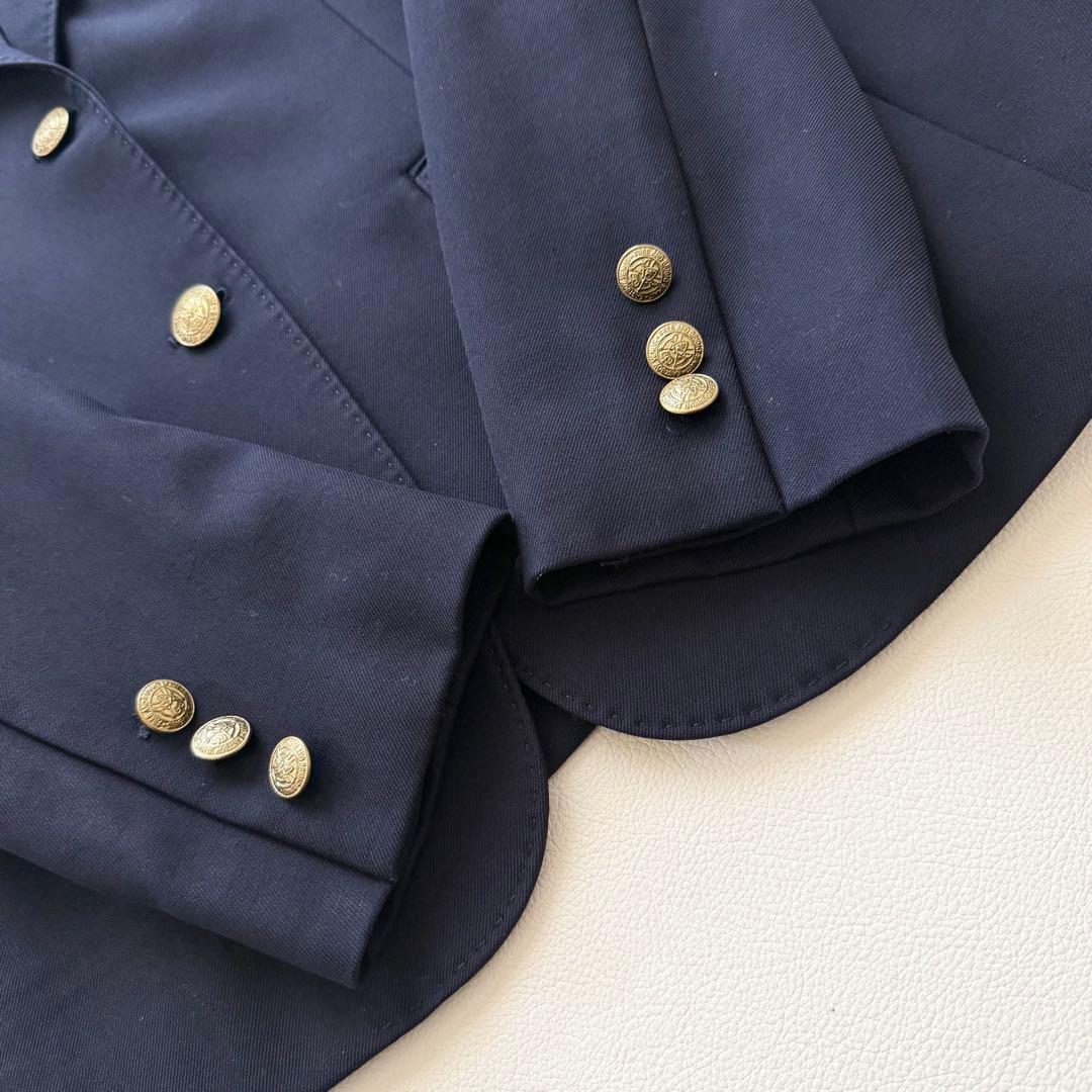 EASTBOY 紺ブレザー 金ボタン ワッペン エンブレム ジャケット　11号