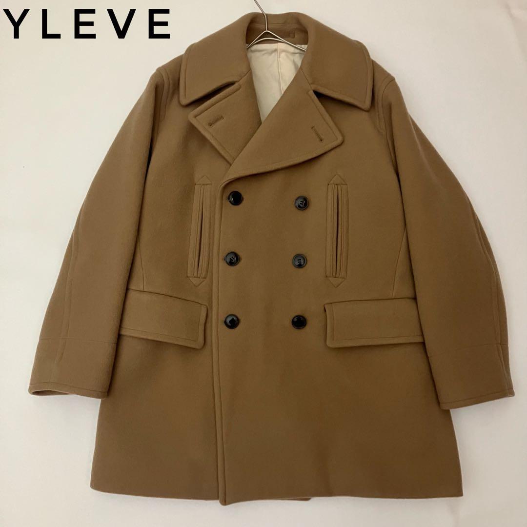 ✨定価107,800✨ YLEVE ピーコート　ダブル　オーバーサイズ　キャメル