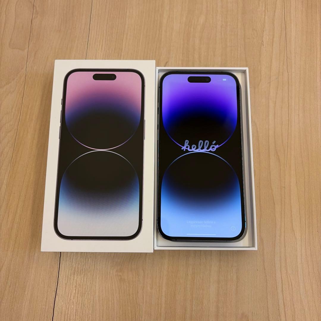 iPhone 14Pro 128GB Deep Purple 充電ケーブルセット