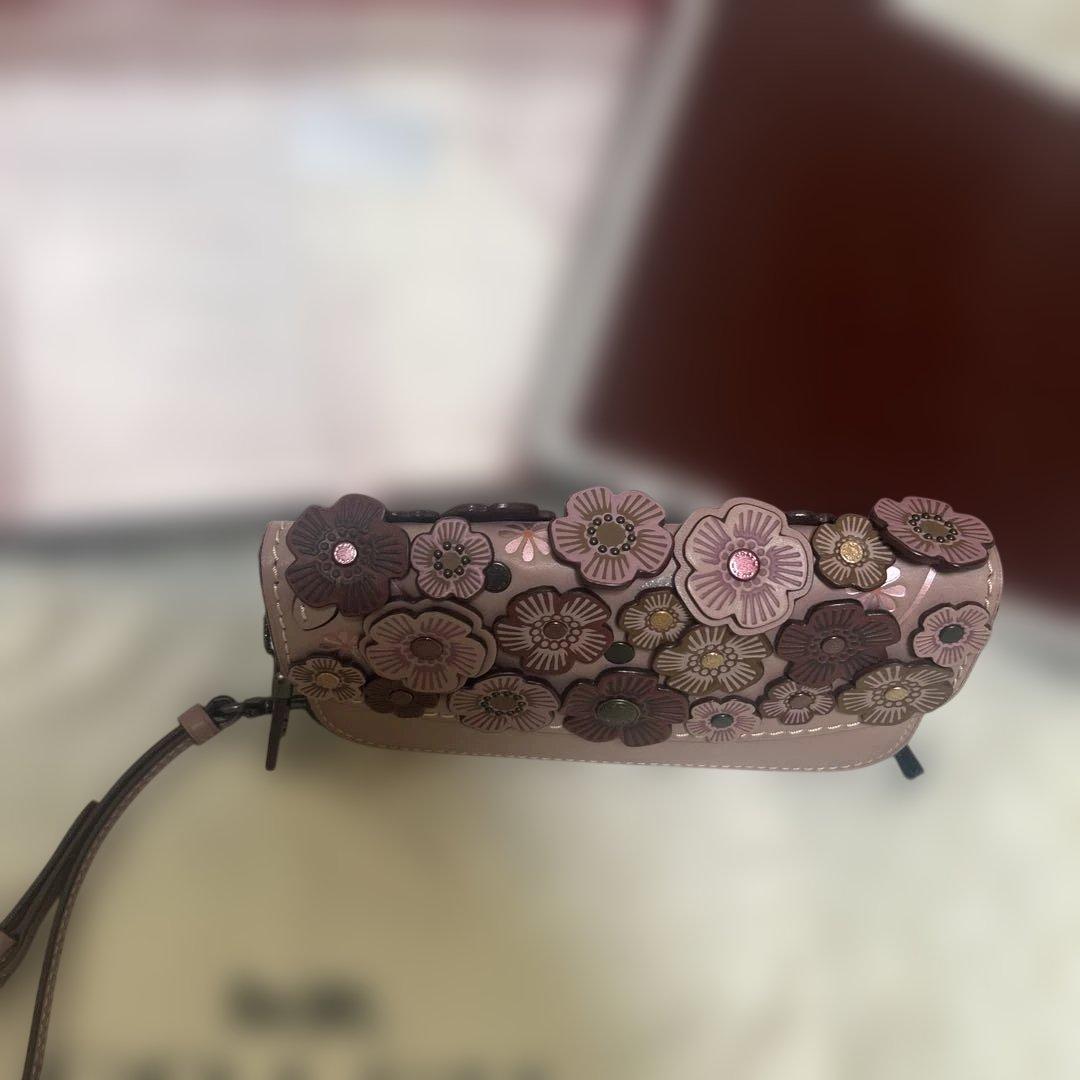 極美品✨ コーチ COACH ティーローズ クラッチ ショルダー 限定モデル