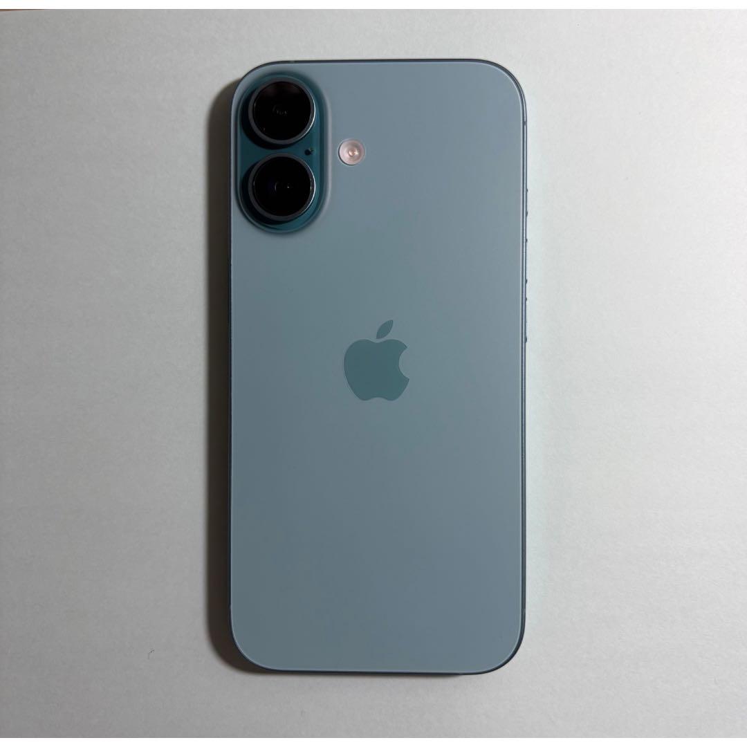 【美品】Apple iPhone 16 128GB 本体 ティール