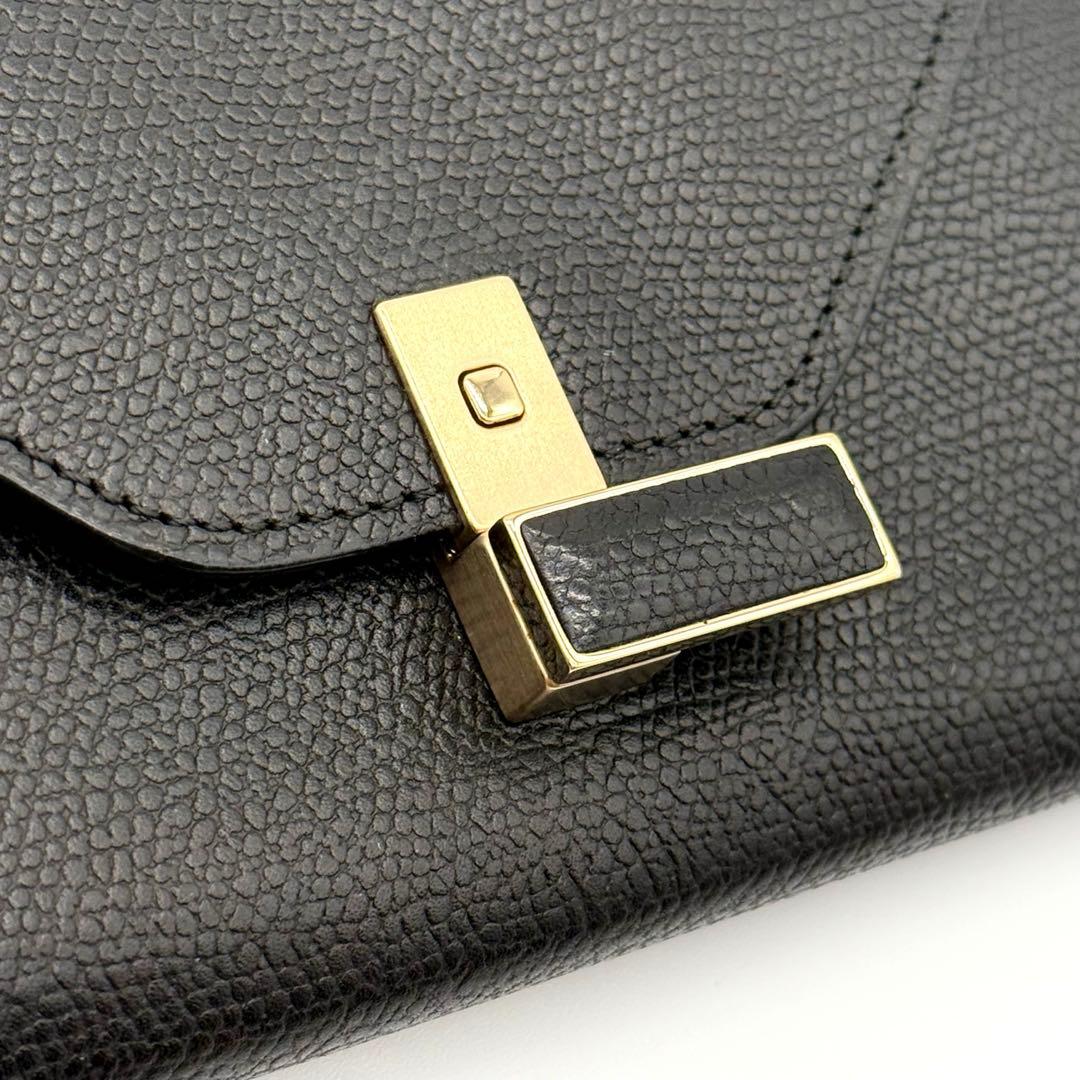 ヴァレクストラ イジィデ レザー ミディアム 財布 ウォレット ブラック 黒