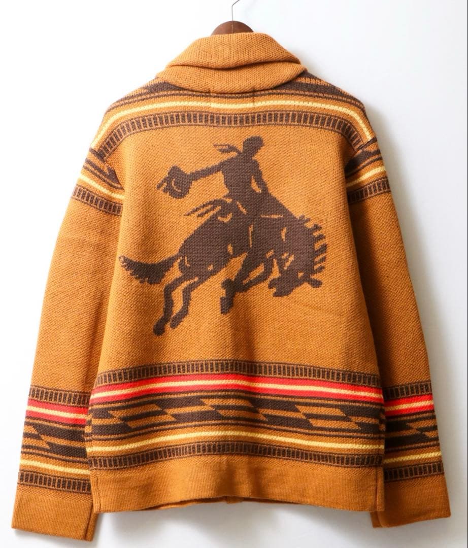 【INDIAN MOTOCYCLE】ロデオ&ロングホーン ニットジャケット