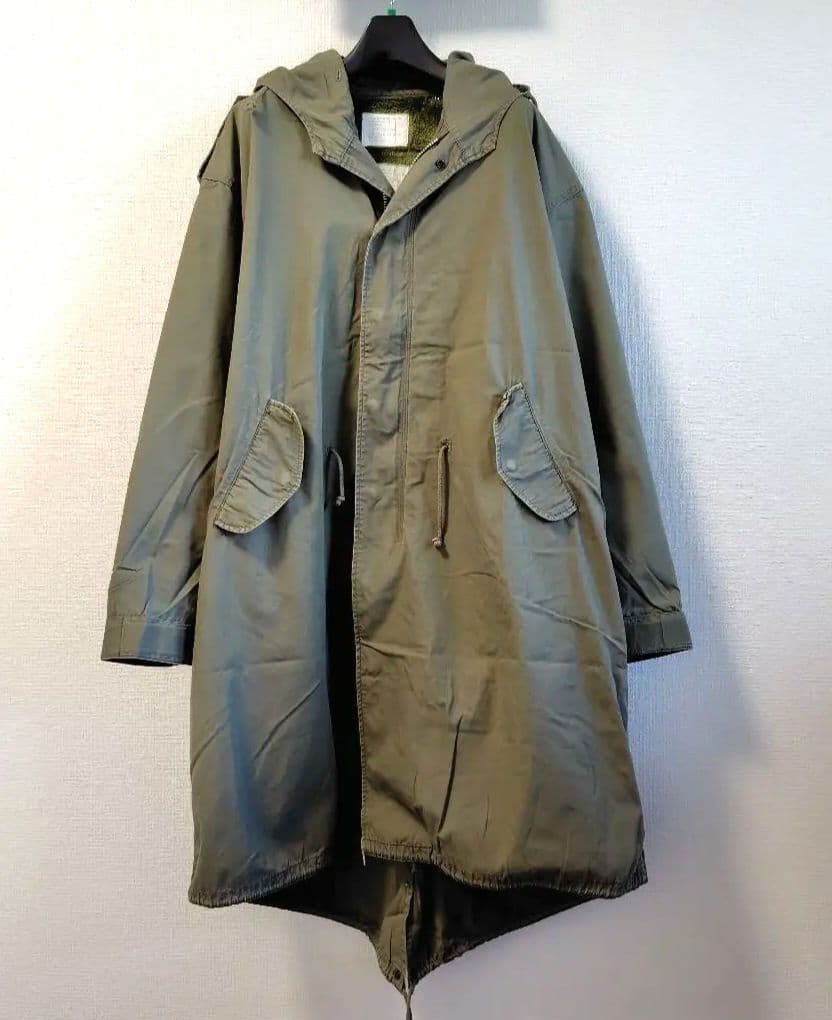 HOUSTON 　M-51　ミリタリージャケット モッズコート　Largeサイズ