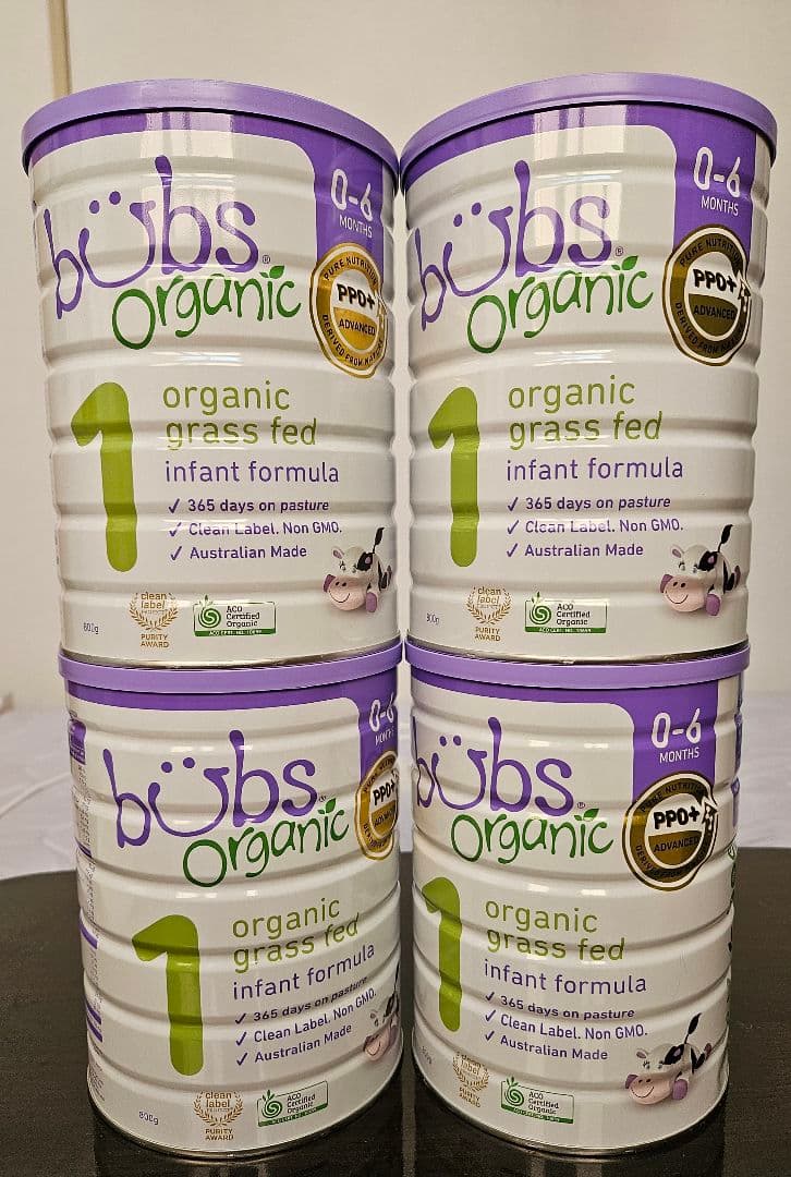 bubs Organic 1 粉ミルク 0-6ヶ月用