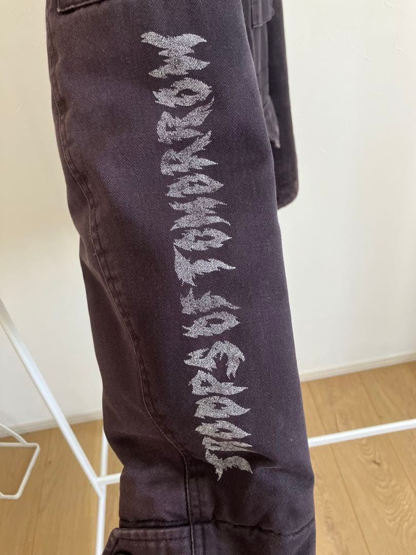 ミリタリージャケット ブラック刺繍