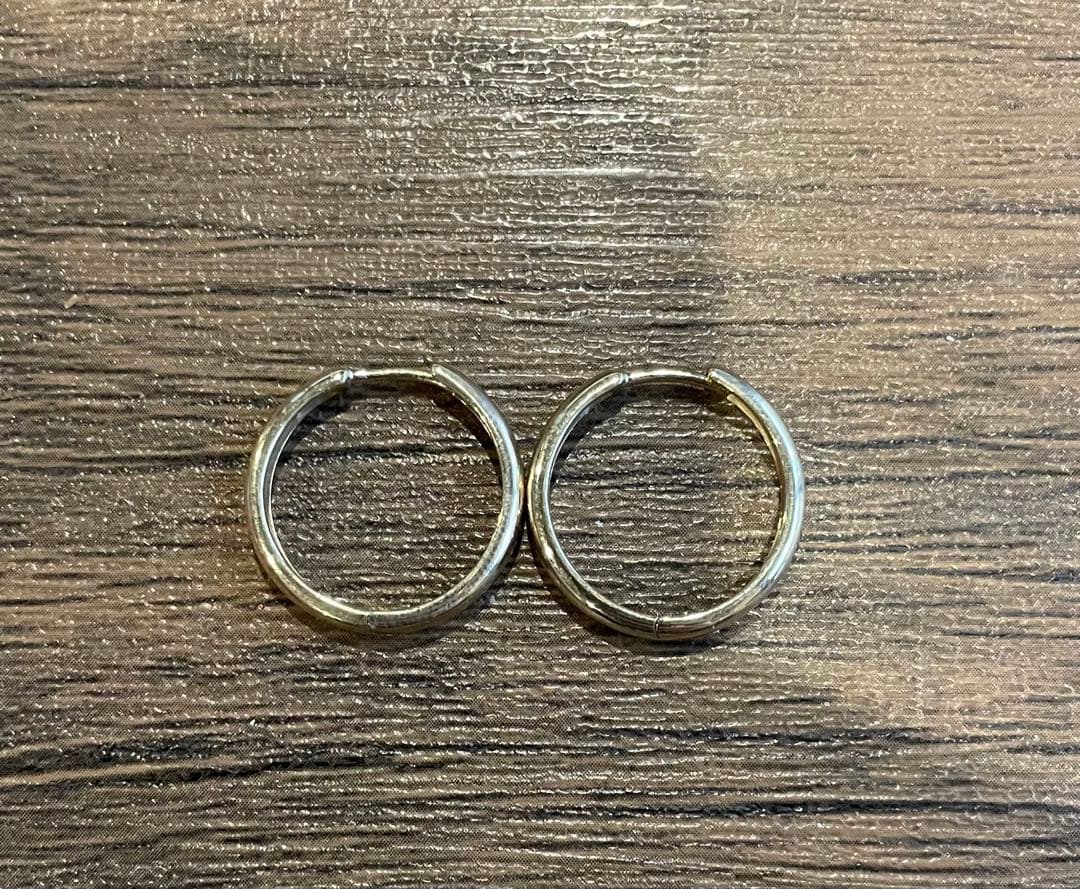 専用　AVALANCHE 10K イエローゴールド ピアス N20mm