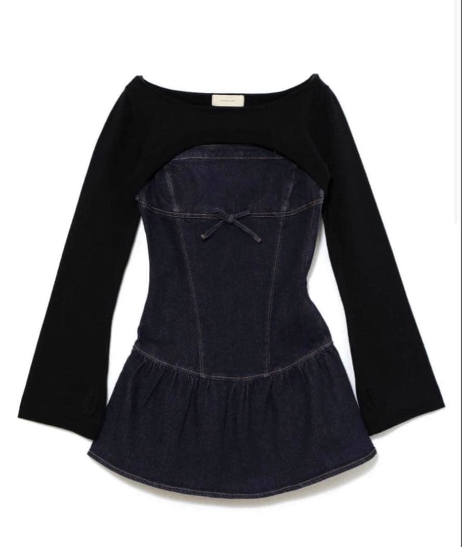 ワンピース ANDMARY Bonnie denim mini dress